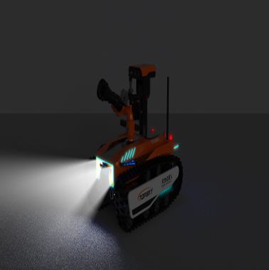 Explosion-Proof Fire-Fighting Reconnaissance  360° Detection Robot