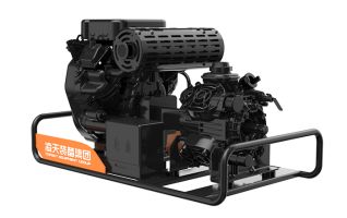 Water source acquisition and pressurization Forest fire pump is used to extinguish high-rise building fires