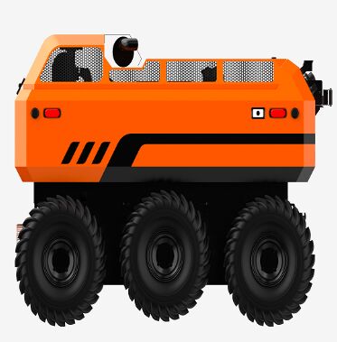Hydraulic System Flood Drainage and Demolition Robot with Wireless Remote Control for Multi-functional Rescue Operations