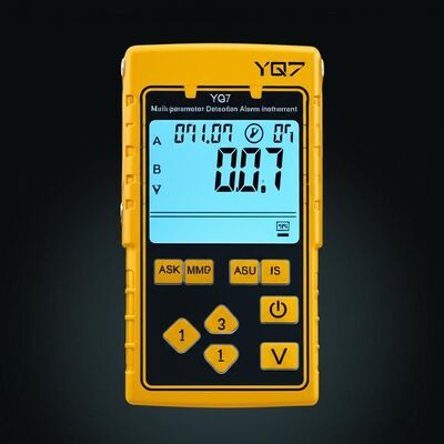 YQ7 Multi-parameter Detection Alarm Instrument with 7 Parameters Detection Audible and Visual Alarm and Replaceable Lithium Battery