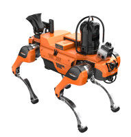 Robot de reconnaissance de feu à quatre pattes