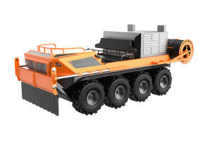 Véhicule de lutte contre les incendies amphibie sur tout terrain 8×8 Couvert Matériaux ignifuges