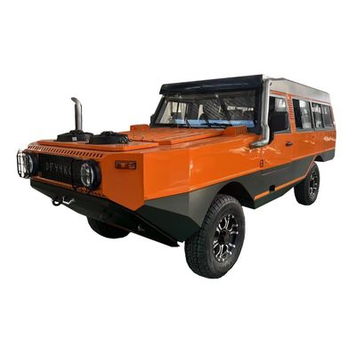 Véhicule amphibie à grande puissance à gros chevaux avec une forte capacité de franchir des obstacles pendant la conduite