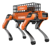 Robot quadrupède auxiliaire de transport avec accès à la plateforme cloud robotisée en réseau