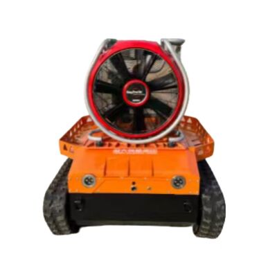 Robot de lutte contre les incendies à l'épreuve des explosions avec une force de traction de 6500 N, une télécommande de 1100 m et une capacité d'escalade de 78,1%