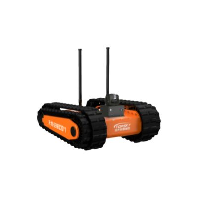 Robot de reconnaissance de lutte contre l'incendie avec scanner rotatif LIDAR, protection IP67 et capacité de modélisation 3D pour environnements dangereux