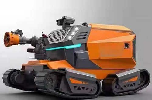 Tout le robot RXR-M150GD de lutte contre l'incendie de la voie 1000m du terrain quatre